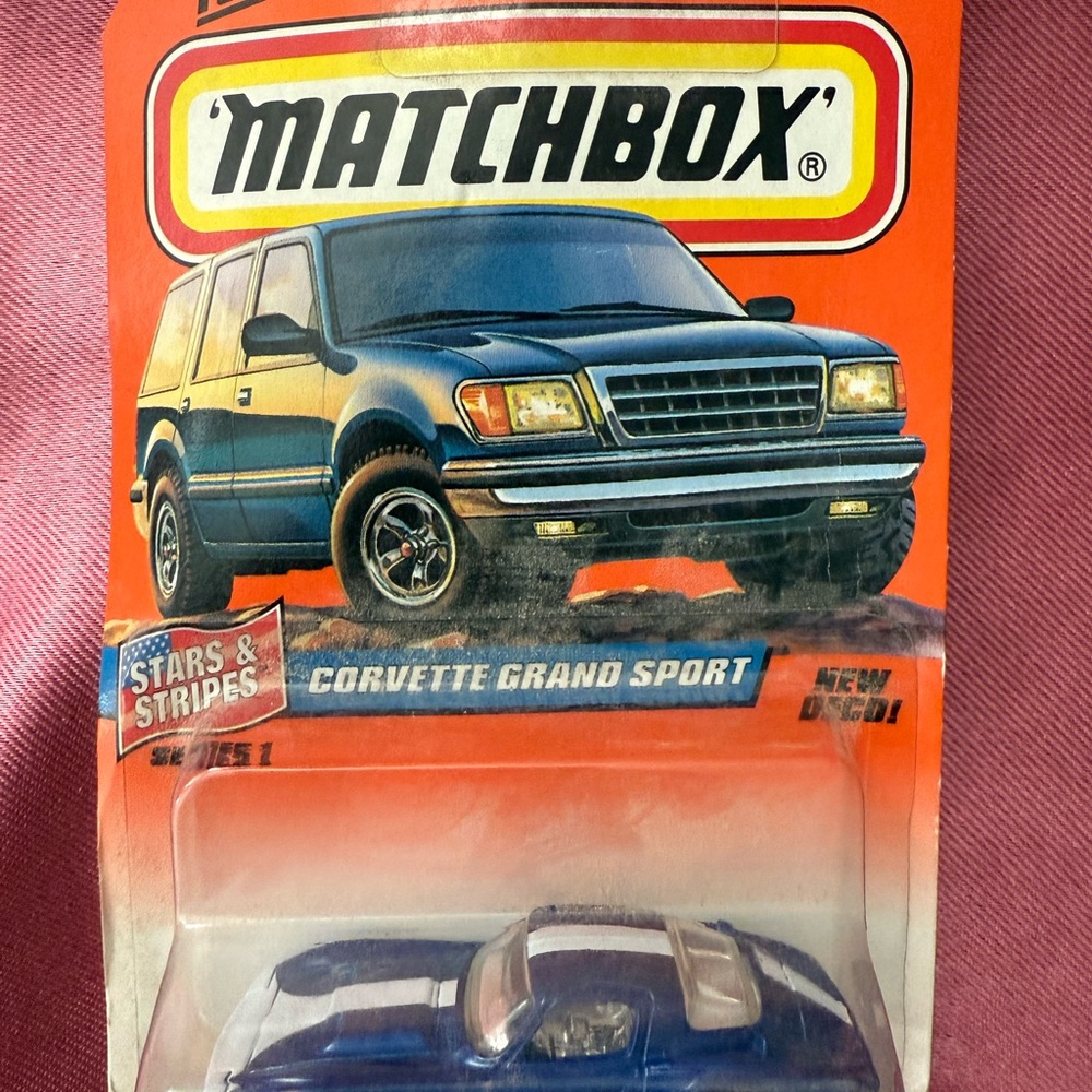 Blue Die-Cast Chevrolet Camaro Sport Toy Car